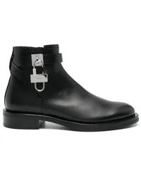 Givenchy Lock Stiefeletten Schwarz