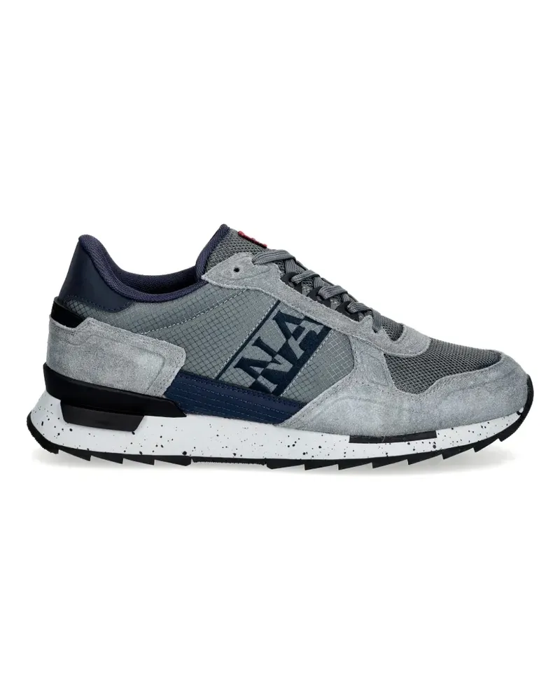 Napapijri Valor Ripstop Sneakers mit Logo-Print - Grau Grau