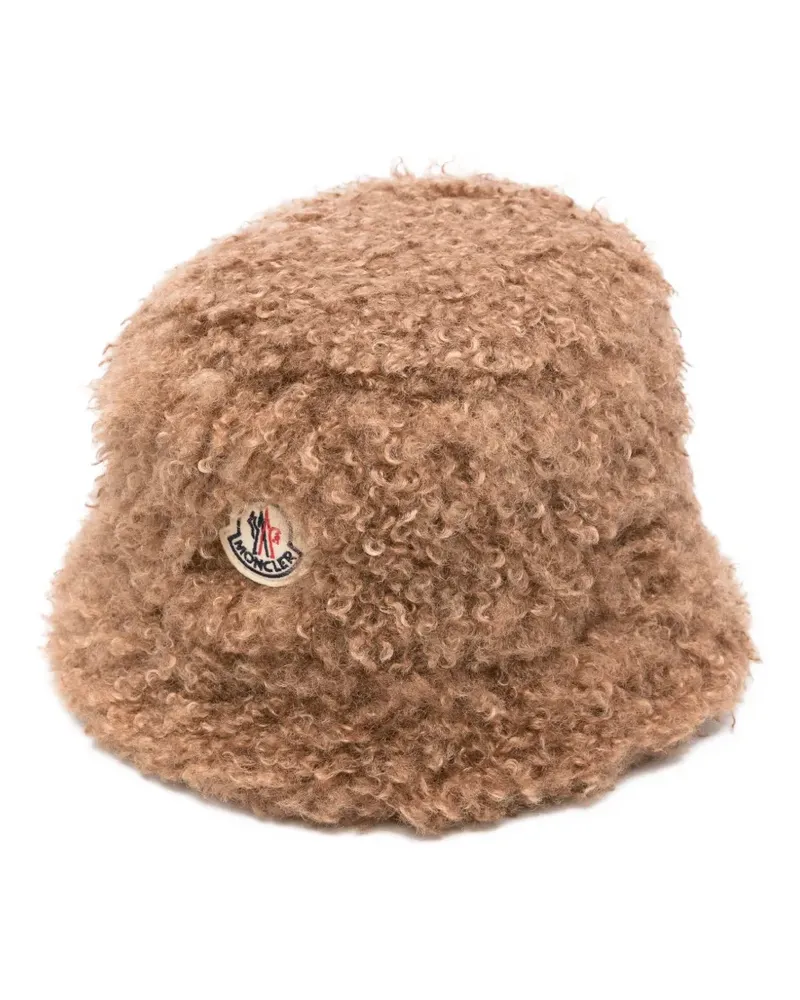 Moncler Fischerhut mit Teddys - Braun Braun