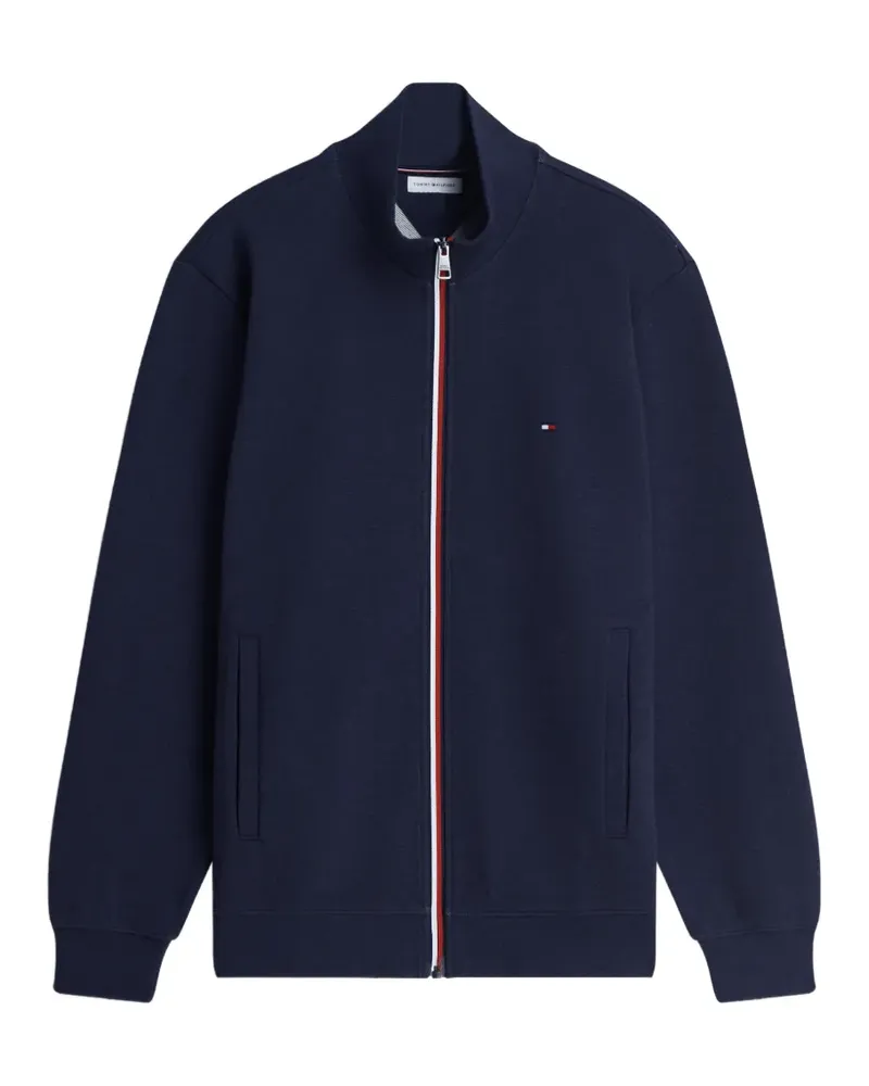 Tommy Hilfiger Sportjacke mit Logo-Stickerei - Blau Blau
