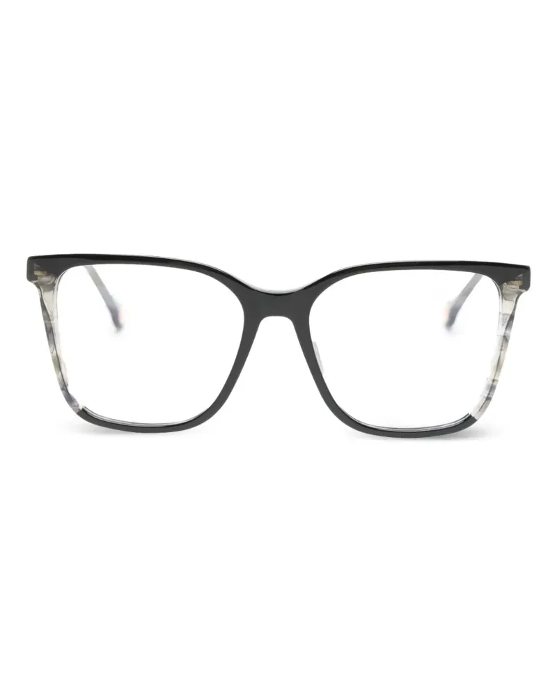 Carolina Herrera New York Brille mit eckigem Gestell - Schwarz Schwarz