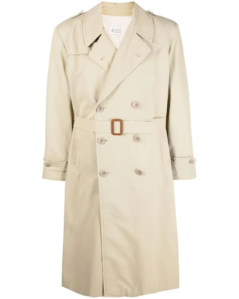 Maison Margiela Mittellanger Trenchcoat - Nude Nude