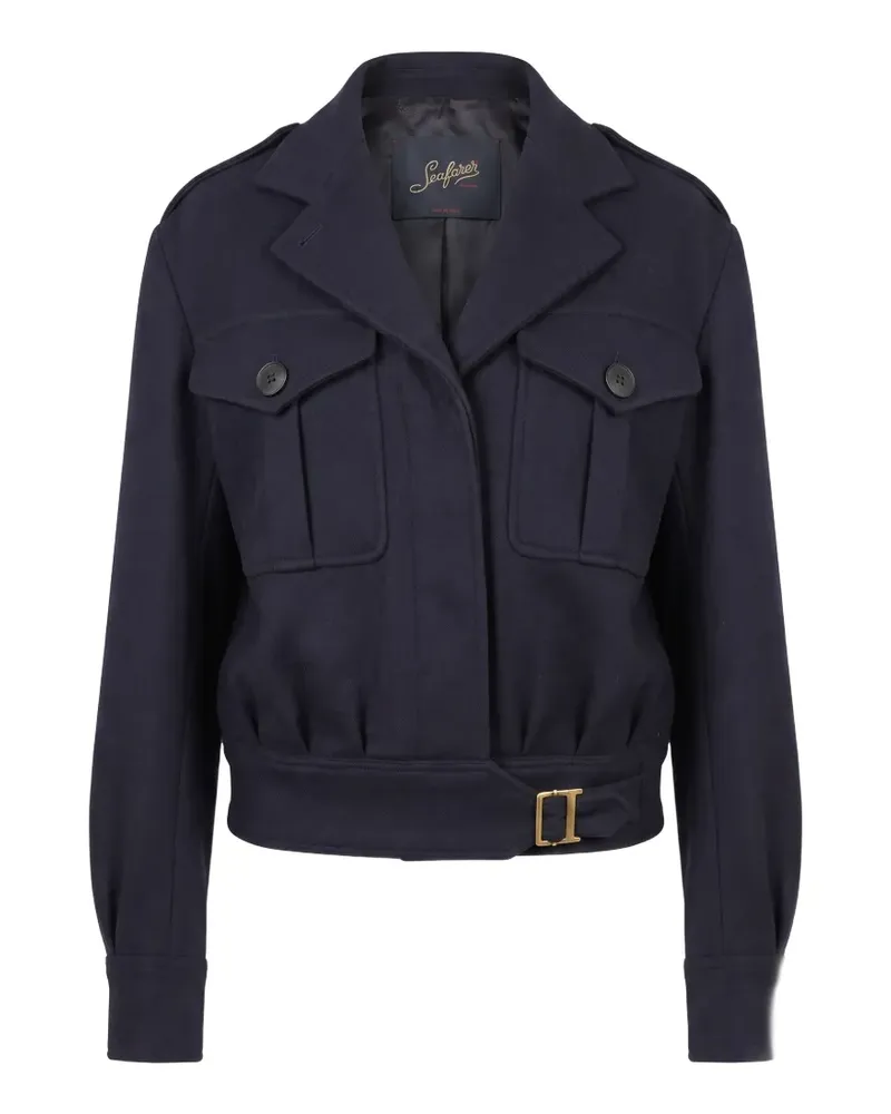 Seafarer Cris belted wool jacket - Blau Blau