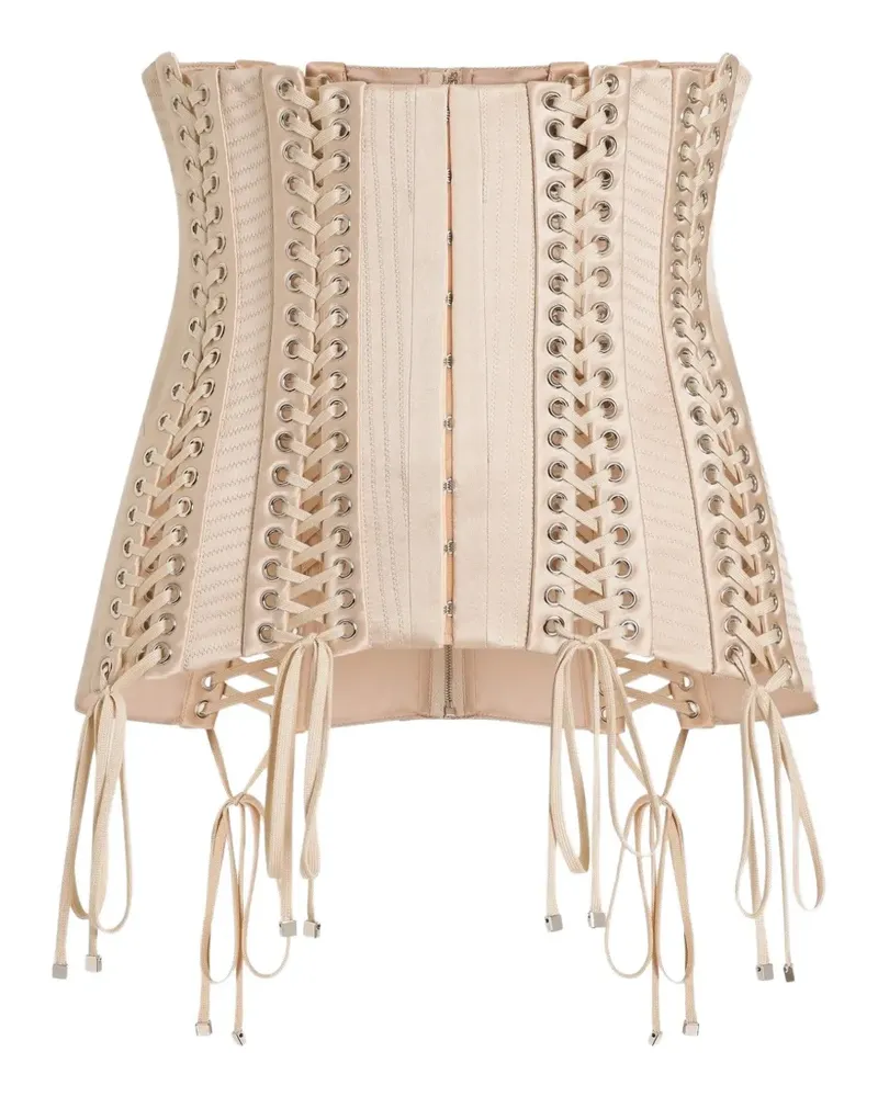 Dolce & Gabbana Duchess Seidengürtel - Rosa Rosa