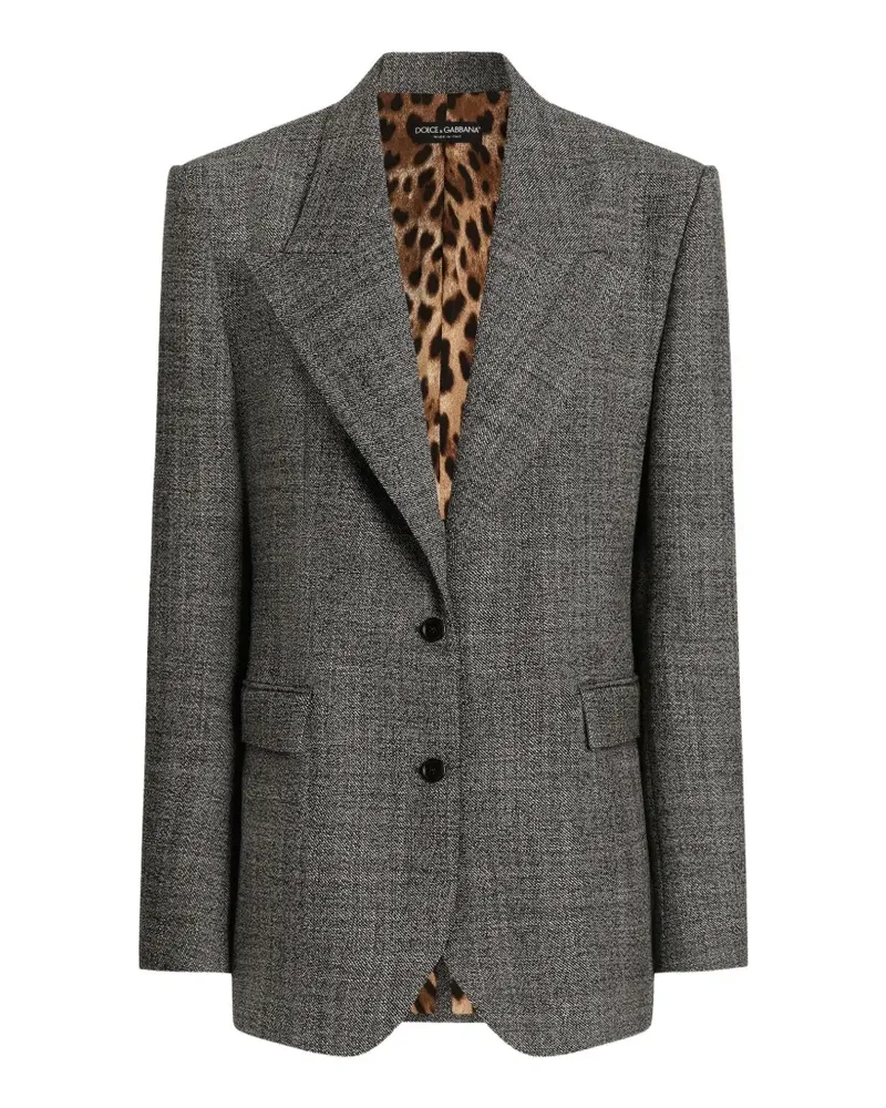 Dolce & Gabbana Einreihiges Sakko - Grau Grau