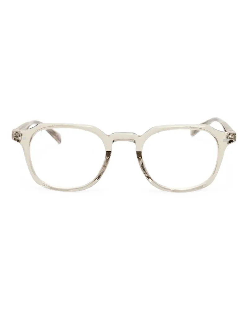 Jacquemus Brille mit geometrischem Gestell - Nude Nude