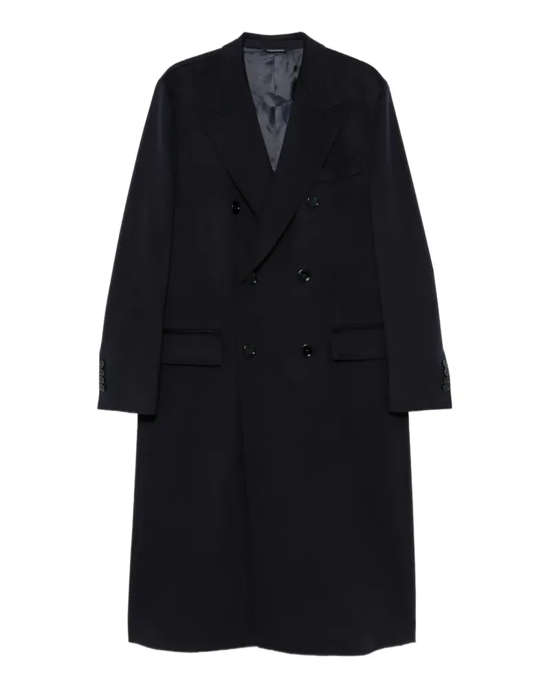 Dolce & Gabbana double-breasted buttoned coat - Blau Blau