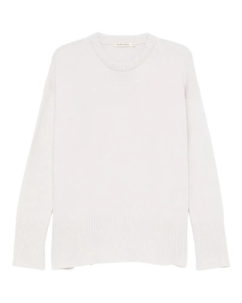 The New Society cashmere-blend jumper - Weiß Weiß