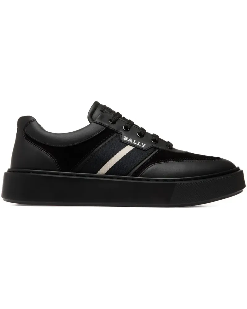 Bally Sneakers mit Streifen - Schwarz Schwarz