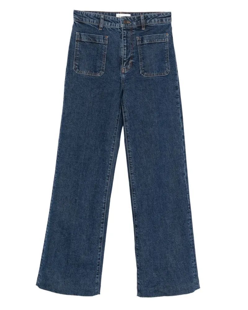 Frame Denim Jeans mit ausgestelltem Bein - Blau Blau