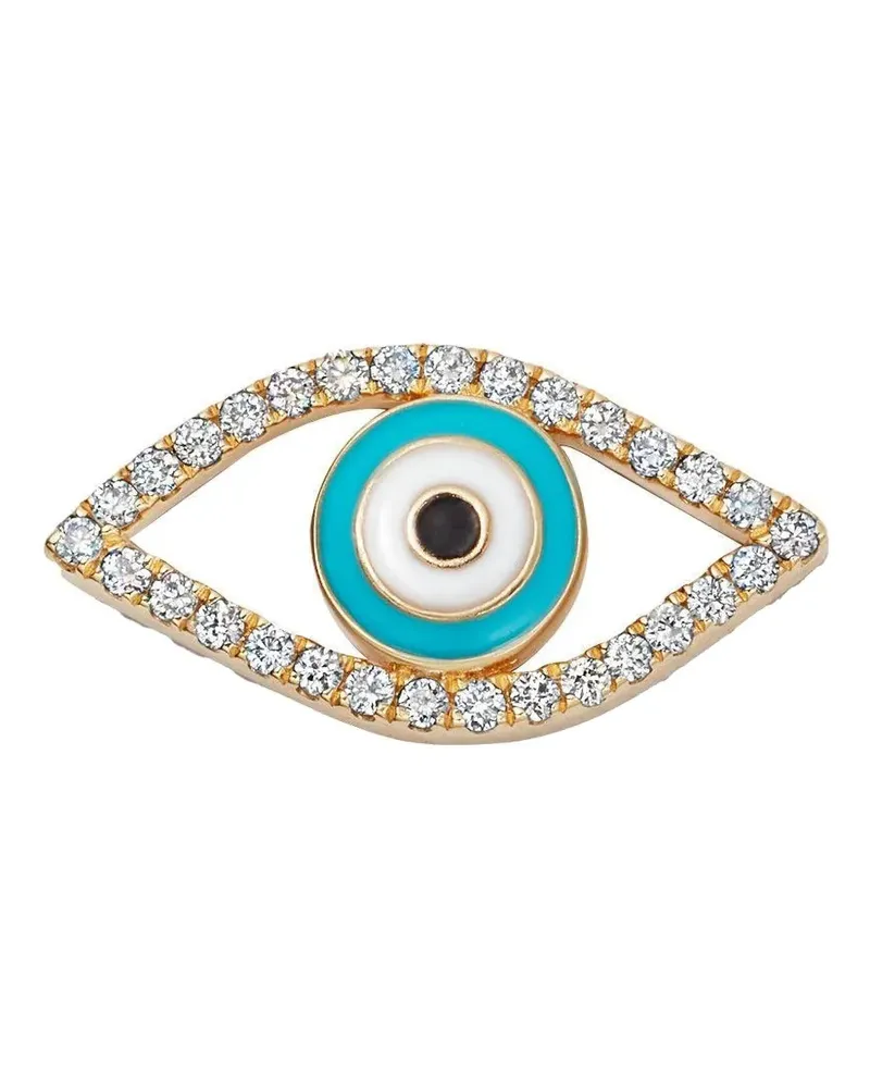 Loquet 18kt Evil Eye Gelbgoldhalskette Gelb