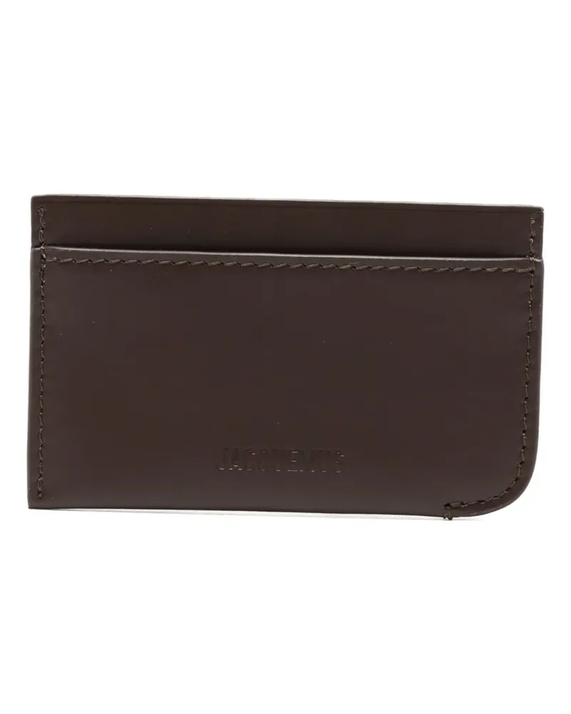 Jacquemus logo-debossed cardholder - Braun Braun