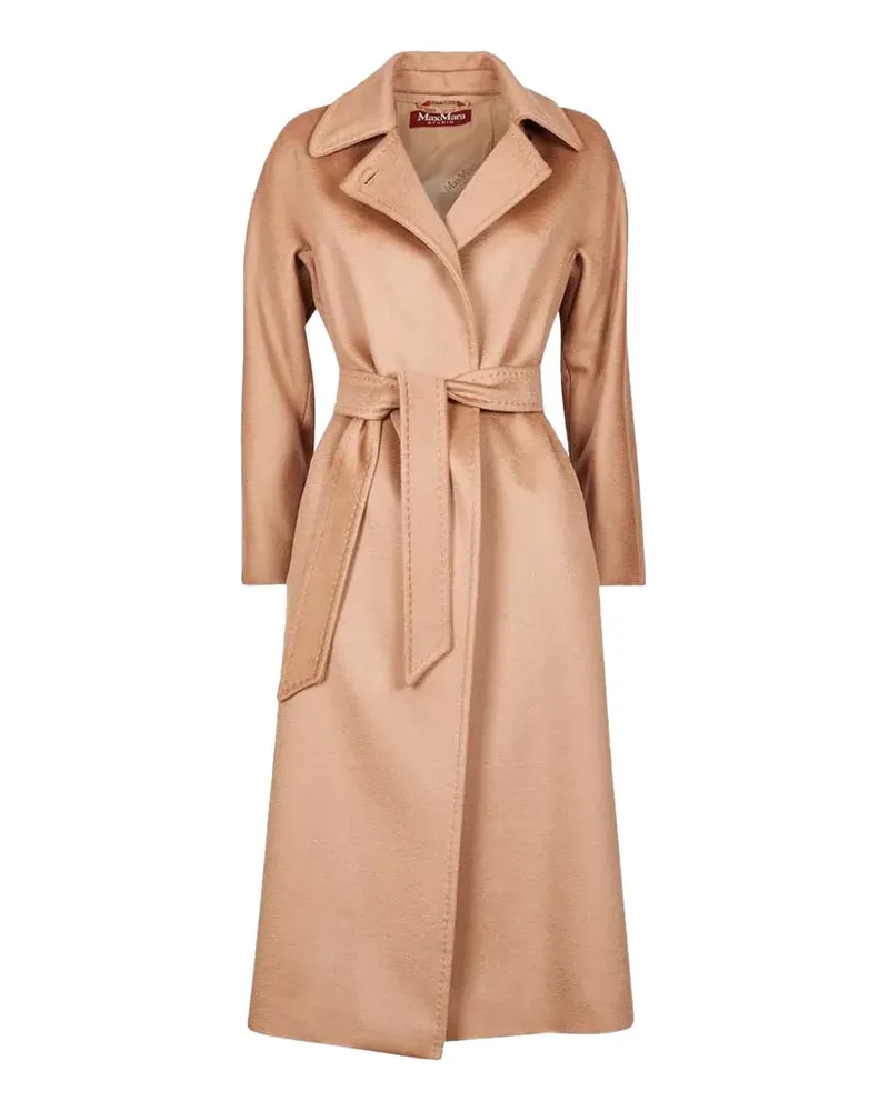 Max Mara Abelia Mantel mit Gürtel - Nude Nude