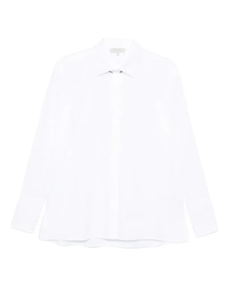 Antonelli Firenze Amaretto concealed-front button-cuff shirt - Weiß Weiß