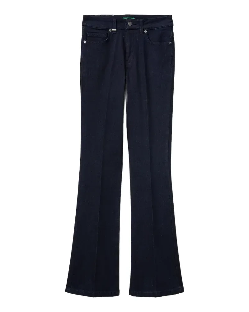 Benetton pressed-crease flared jeans - Blau Blau