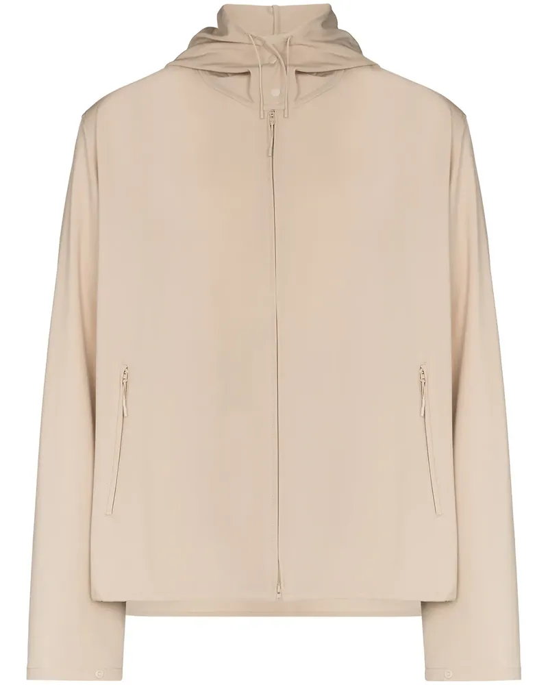 Y-3 Leichte Jacke mit Logo-Print - Nude Nude