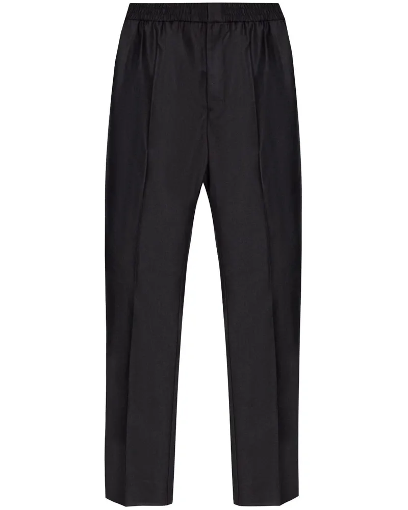 AMI Paris Hose mit geradem Bein - Schwarz Schwarz