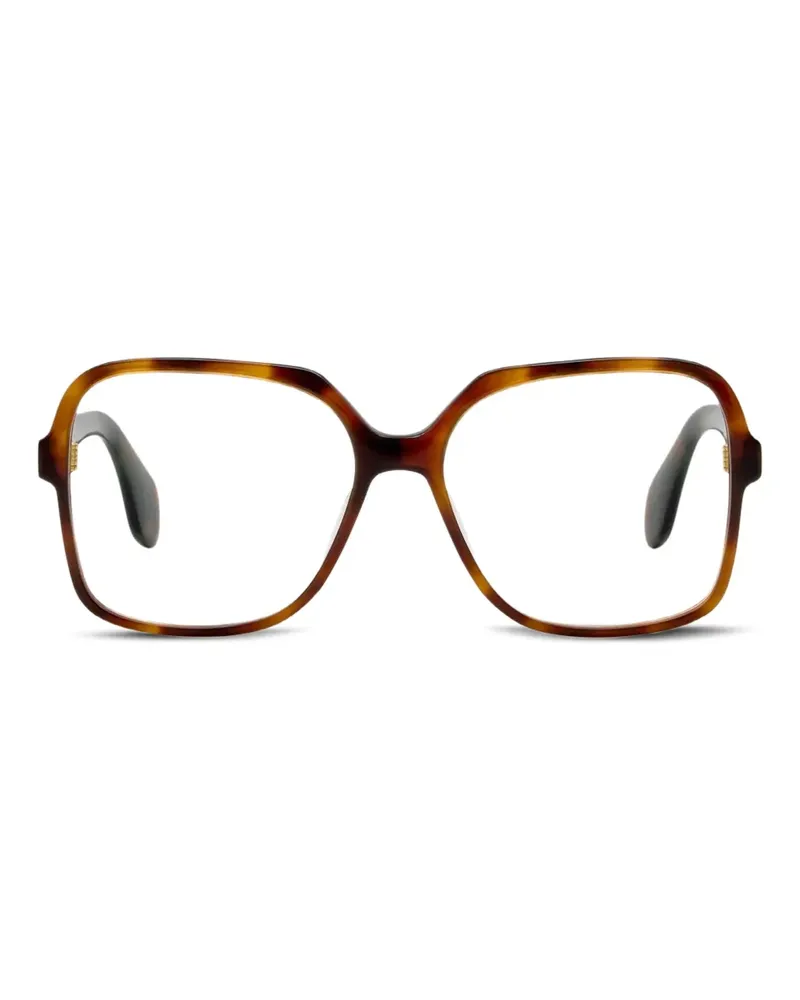 GIGI STUDIOS Dalia Brille mit geometrischem Gestell - Braun Braun