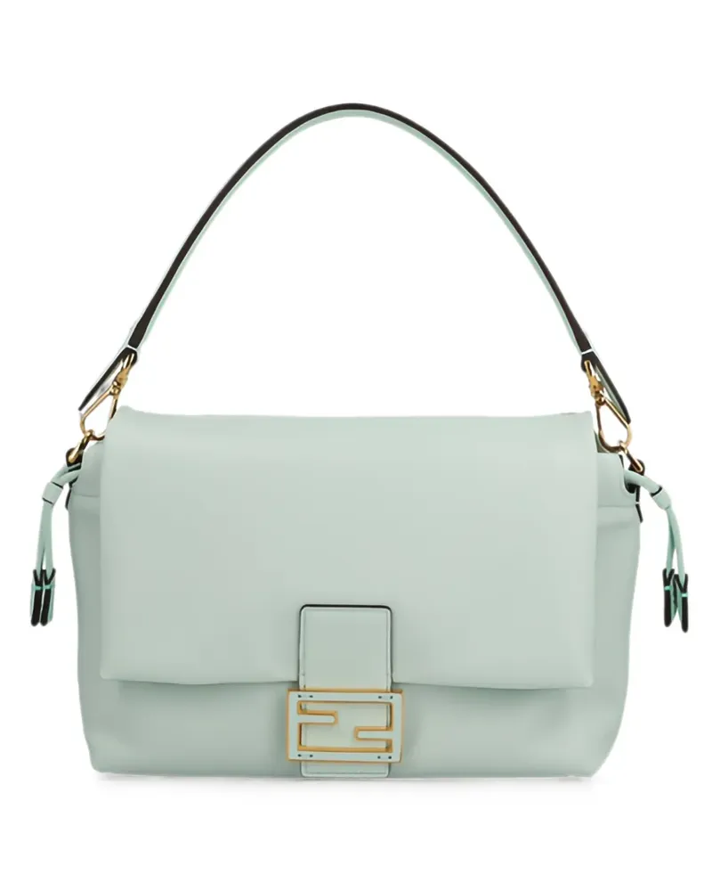 Fendi Mittelgroße Baguette® Soft Tasche - Blau Blau