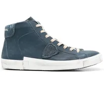 High-Top-Sneakers mit Logo-Patch