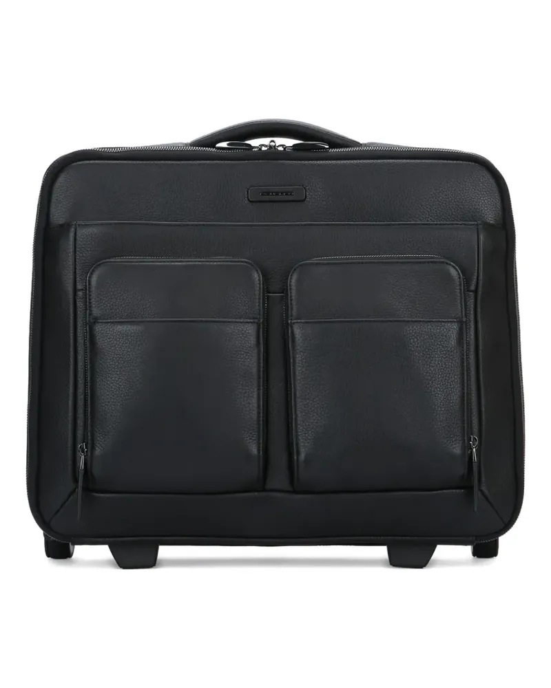 Piquadro zip-fastening trolley - Schwarz Schwarz