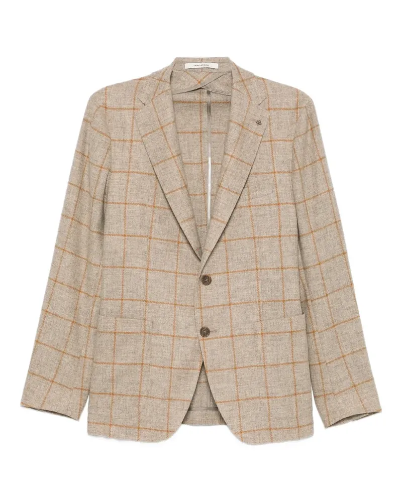 Tagliatore Jacke mit Karomuster - Nude Nude