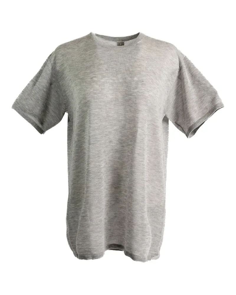 Totême Kurzärmeliges T-Shirt - Grau Grau