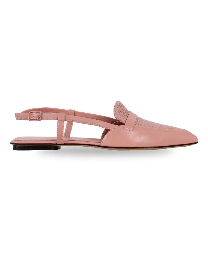 POMME D'OR woven slingback ballet flats - Rosa Rosa