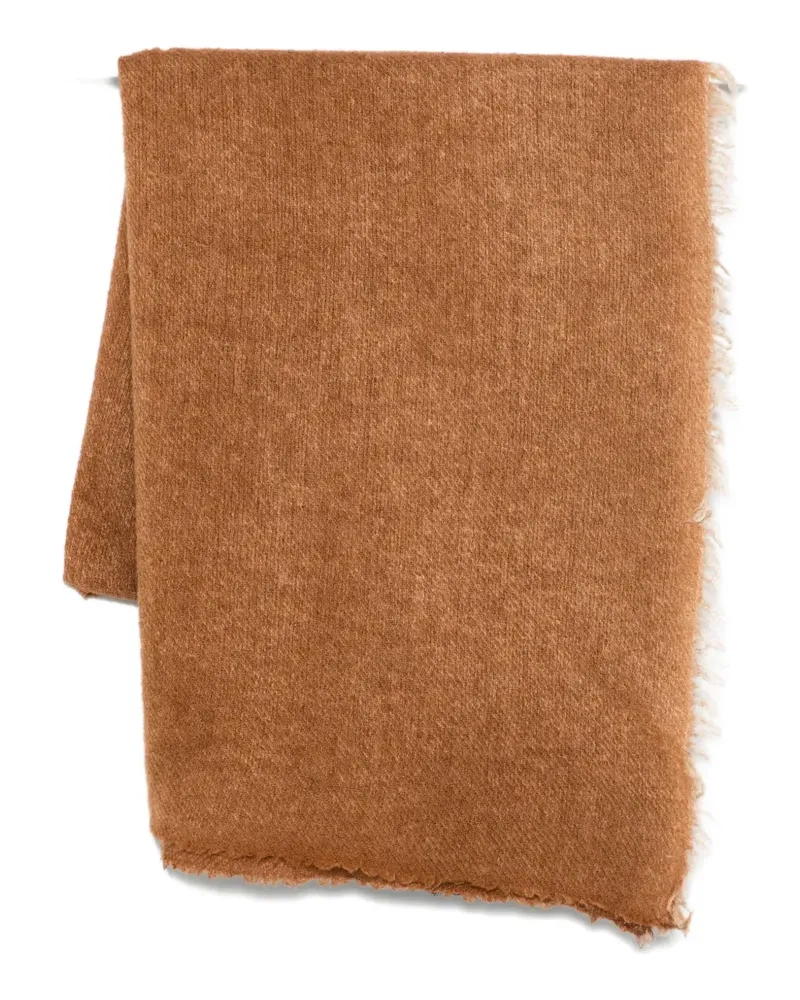 Faliero Sarti fringed scarf - Braun Braun