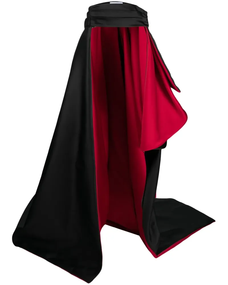 Moschino Asymmetrischer Rock - Schwarz Schwarz