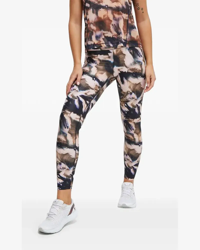 Casall Space abstract-print leggings - Schwarz Schwarz