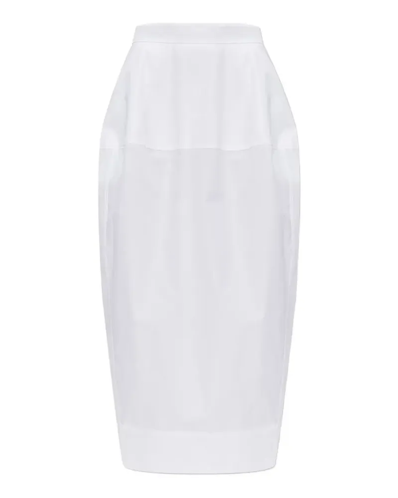 Róhe pocket midi skirt - Weiß Weiß