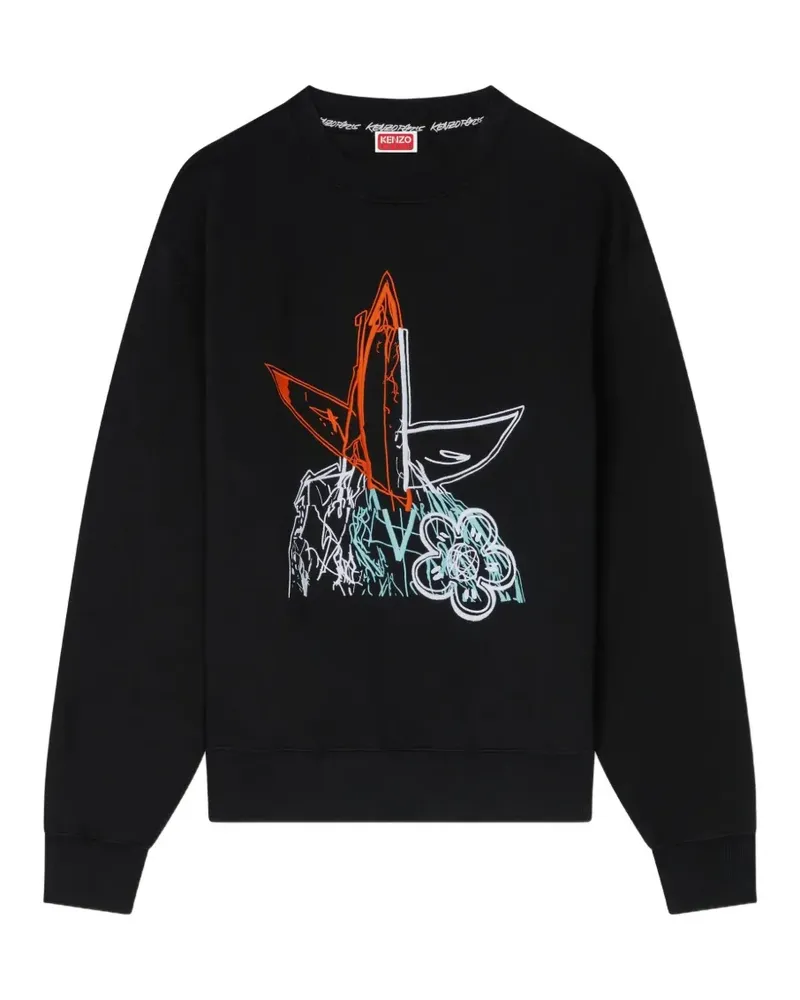 Kenzo x Futura 2000 Sweatshirt mit Print - Schwarz Schwarz