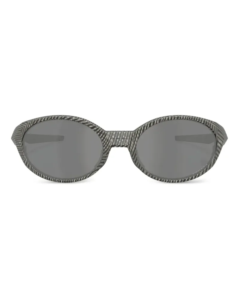 Oakley Sonnenbrille mit Logo-Print - Schwarz Schwarz