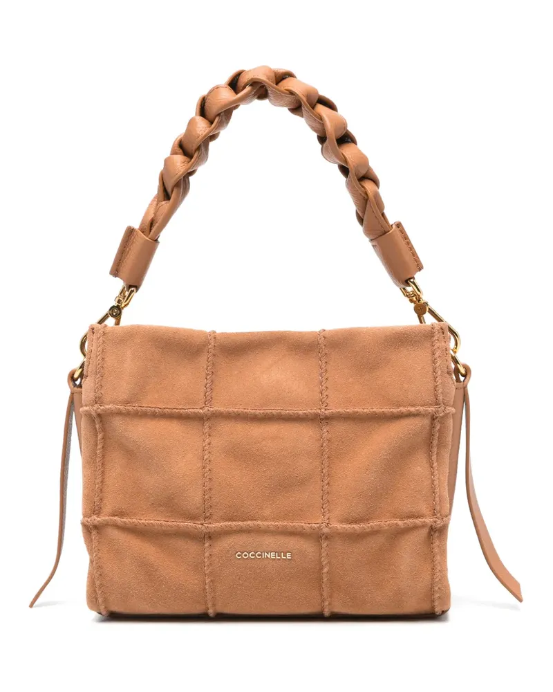 Coccinelle Boheme karierte Tote Bag - Braun Braun