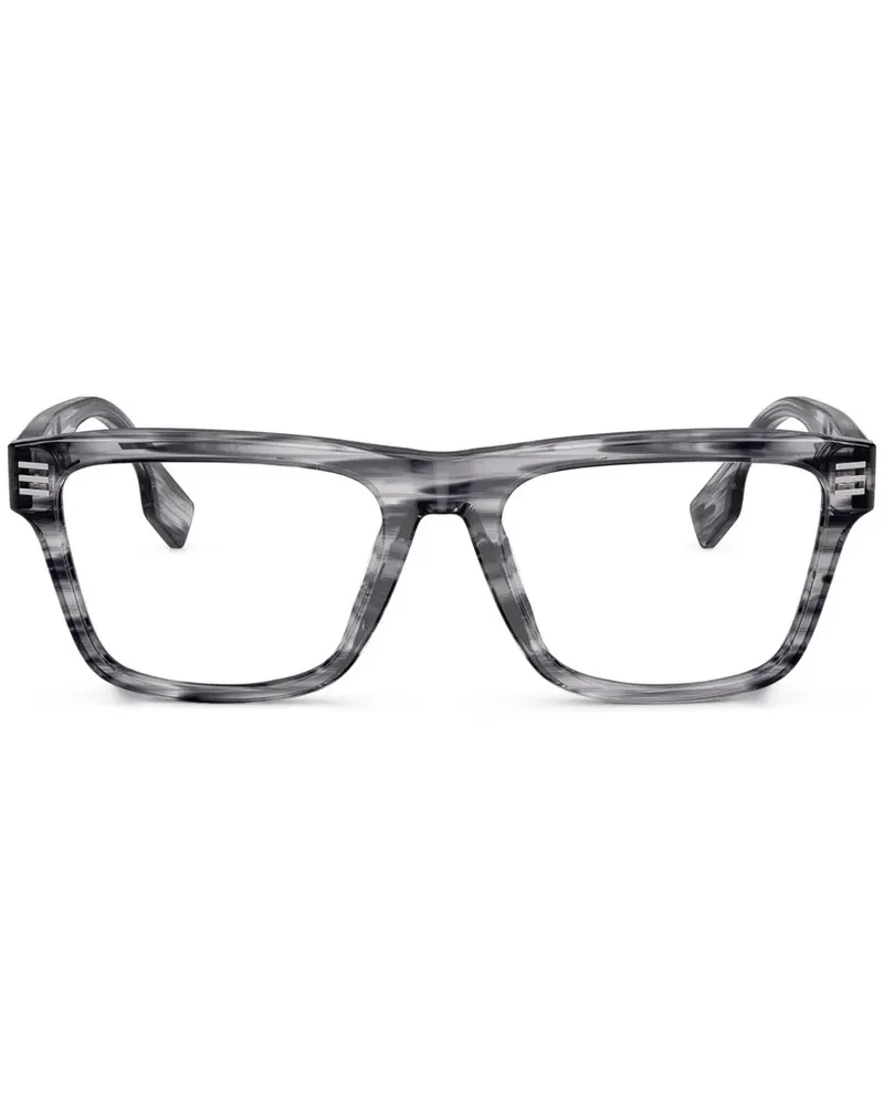 Burberry Brille mit eckigem Gestell - Grau Grau