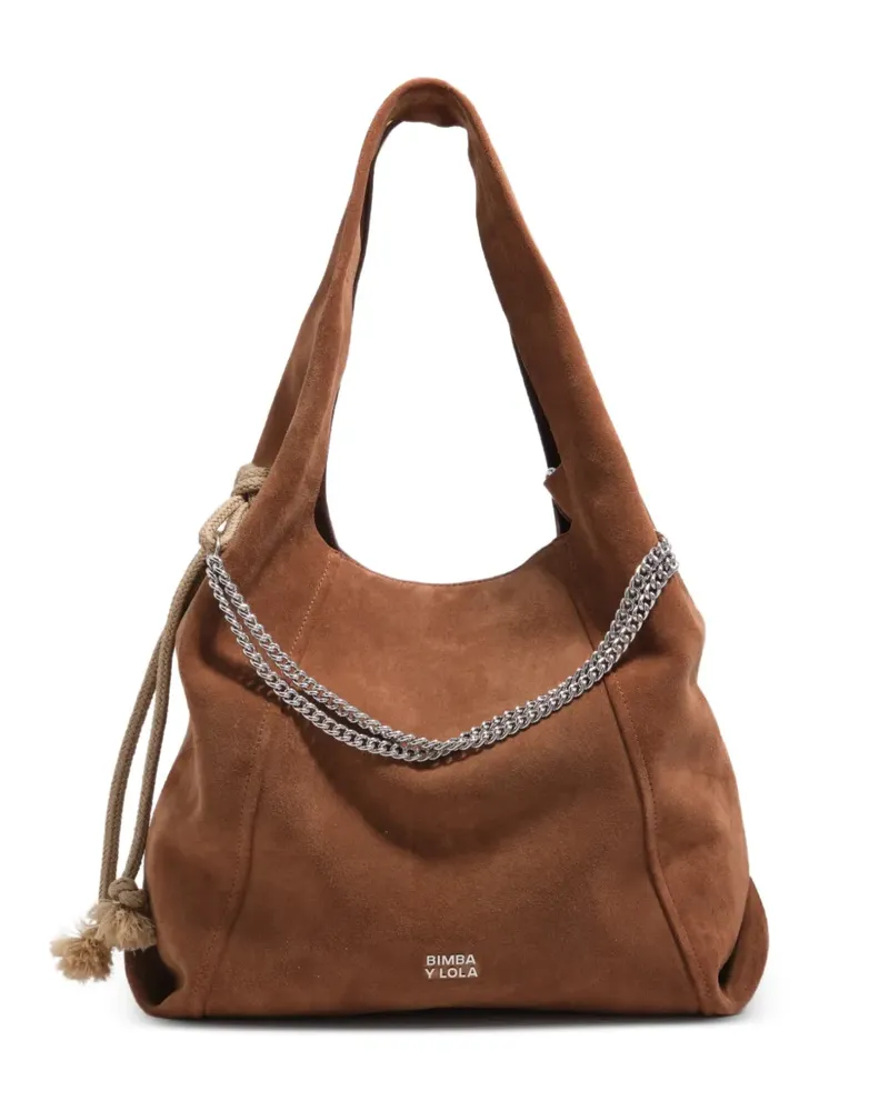 BIMBA Y LOLA Schultertasche mit Seil - Braun Braun