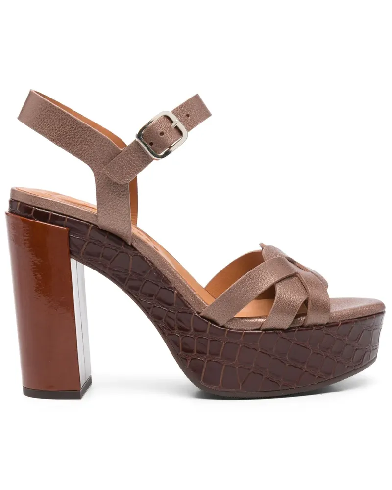 Chie Mihara Jysta Sandalen 105mm - Braun Braun