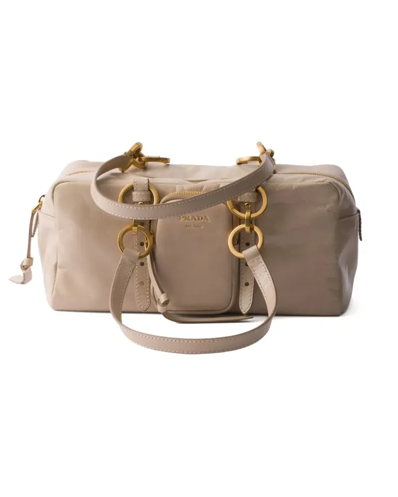 Prada Dangle Tote Bag - Nude Nude