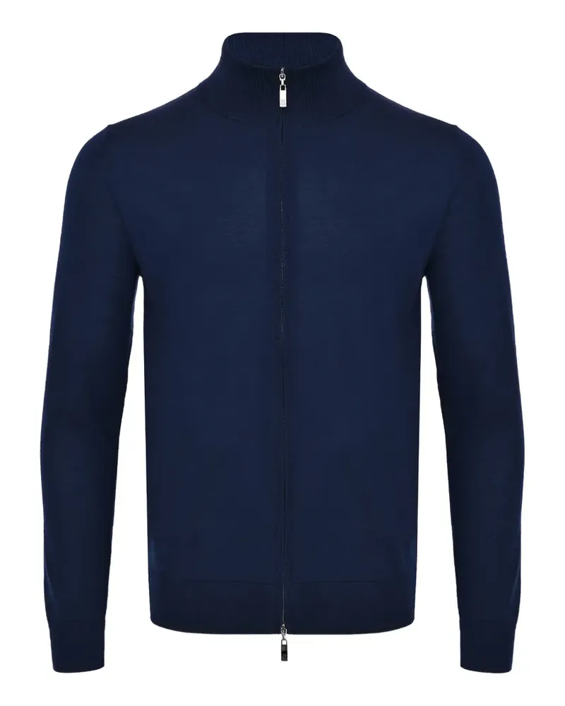 Pal Zileri Cardigan mit Reißverschluss - Blau Blau