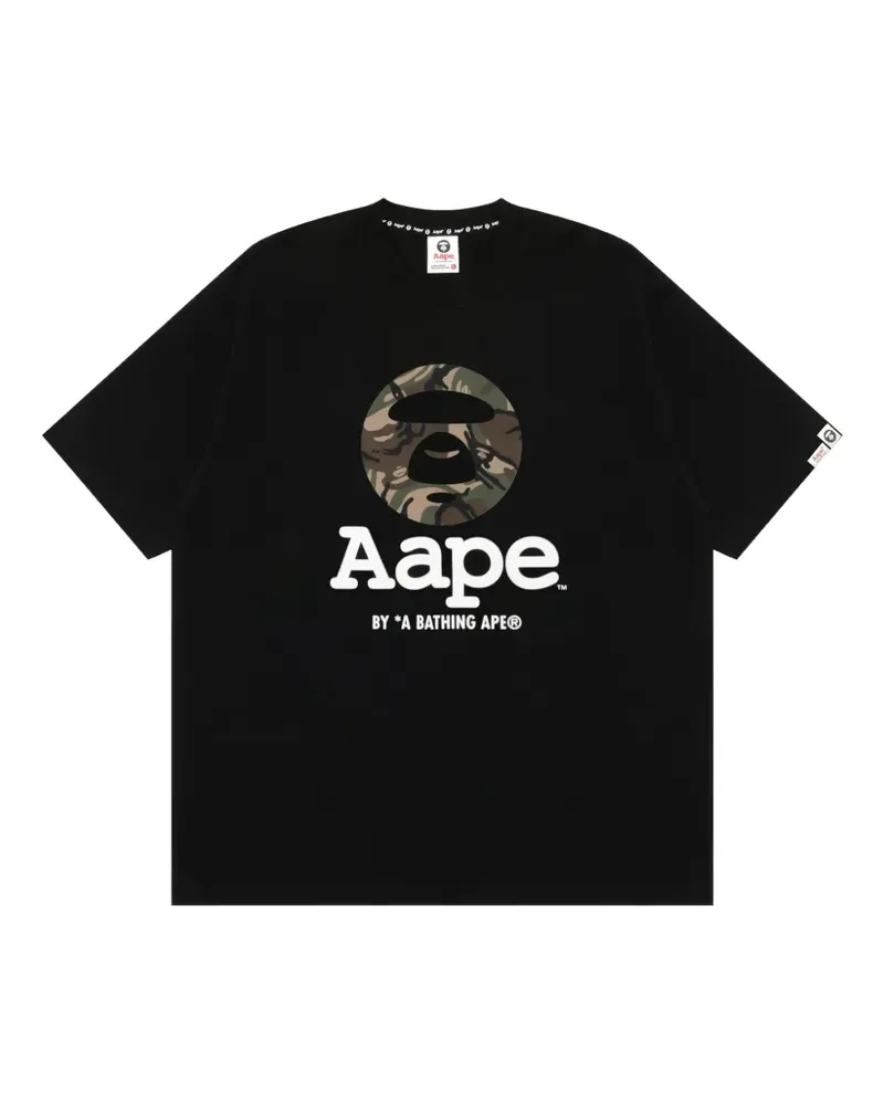BAPE AAPEUNVS Moonface T-Shirt - Schwarz Schwarz
