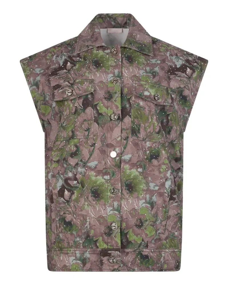 Liu Jo Pullunder mit Print - Braun Braun