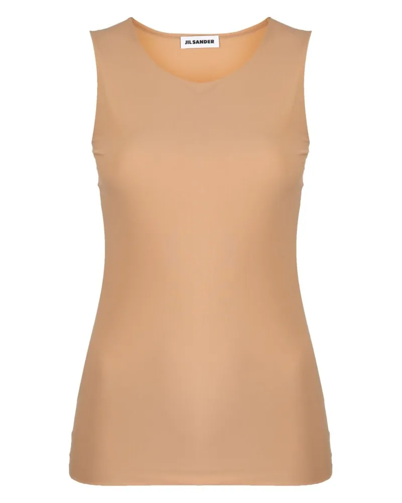 Jil Sander Klassisches Tanktop - Braun Braun