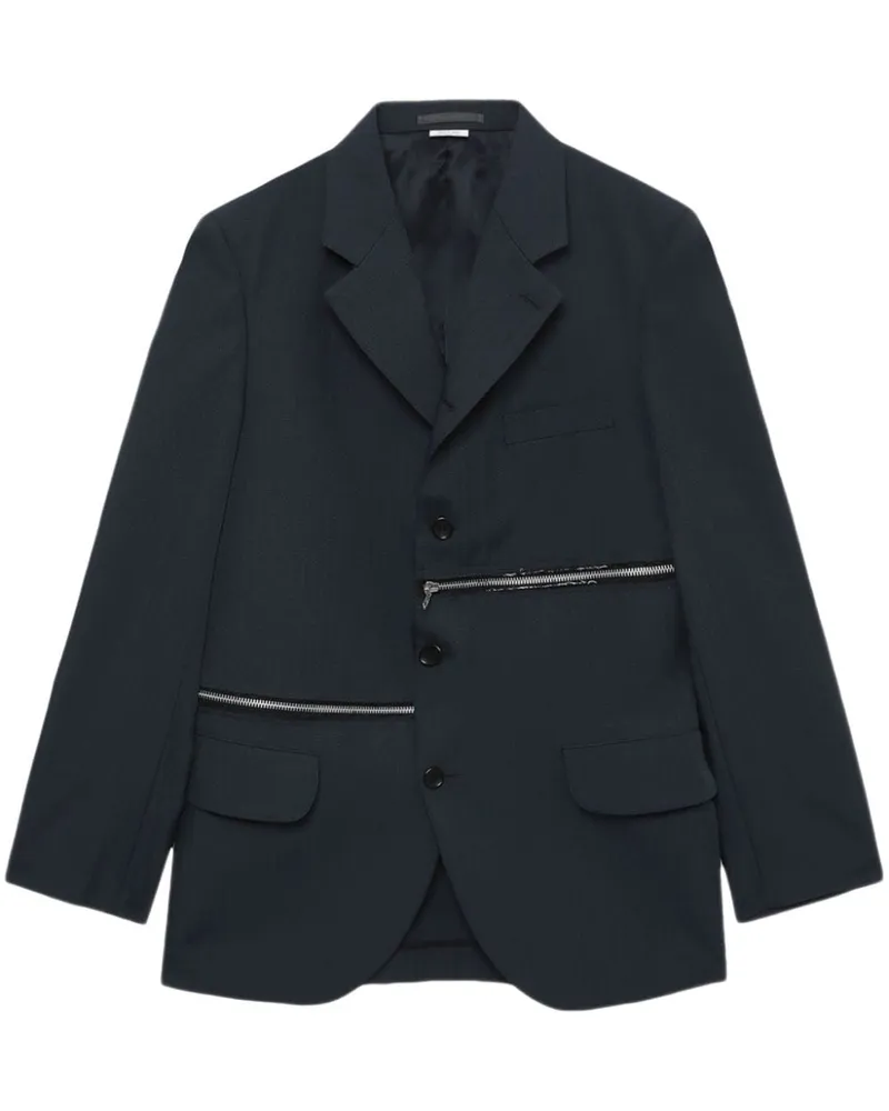 Comme des Garçons Sakko mit Reißverschlussdetail - Grau Grau