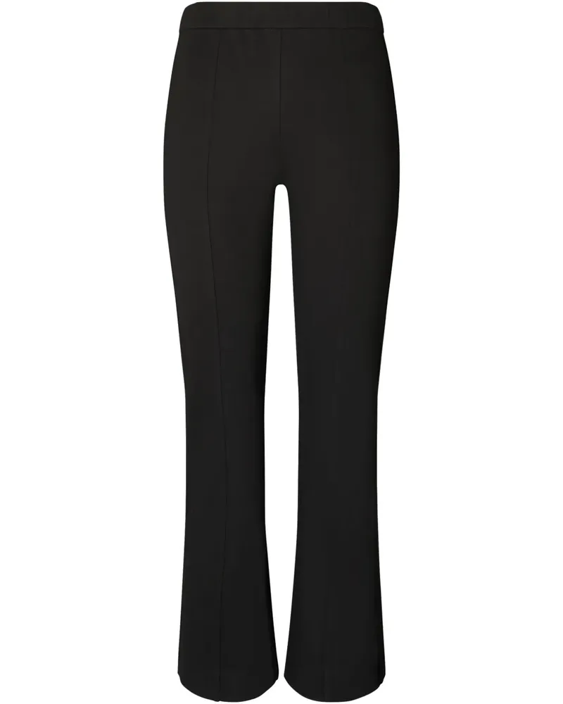 Tory Burch Ausgestellte Cropped-Kompressionshose - Schwarz Schwarz