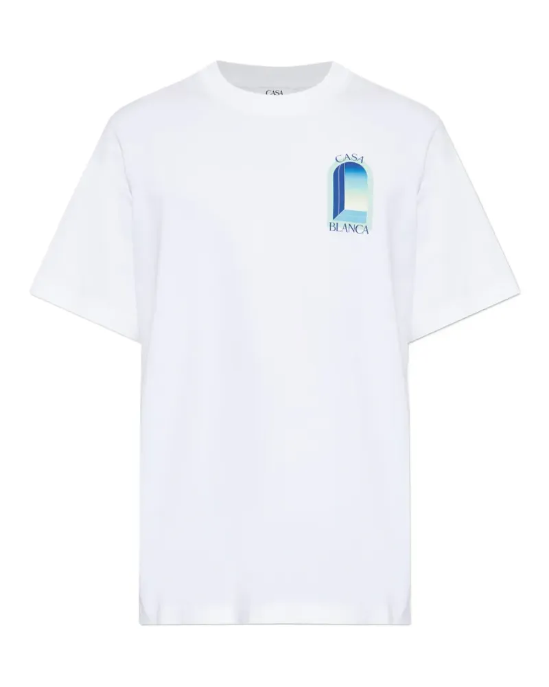 Casablanca Paris Arches gradient-arch T-shirt - Weiß Weiß