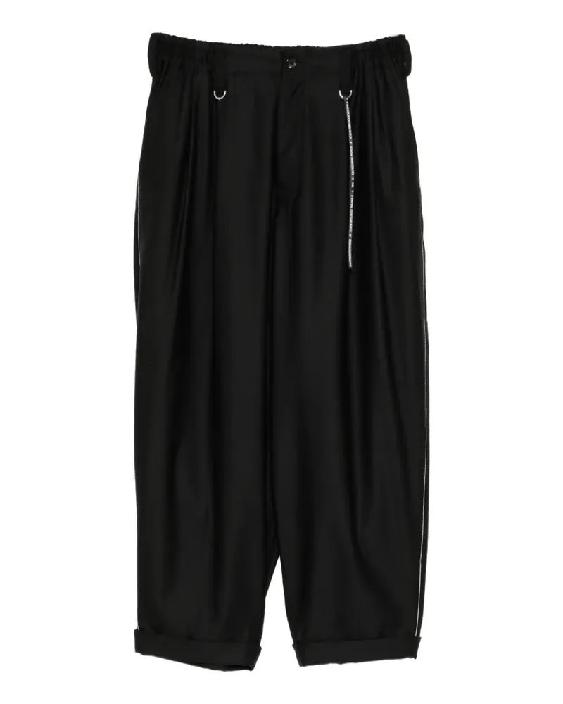Mastermind World Hose mit Bundfalten - Schwarz Schwarz