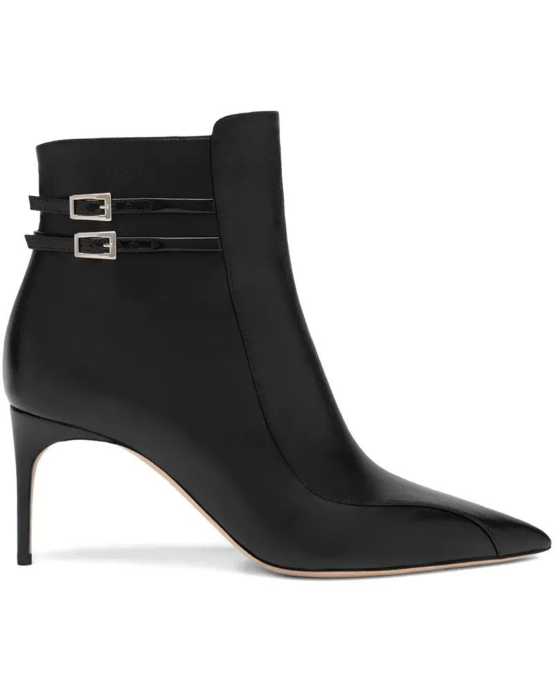 Malone Souliers Giordana Stiefeletten mit spitzer Kappe 70mm - Schwarz Schwarz