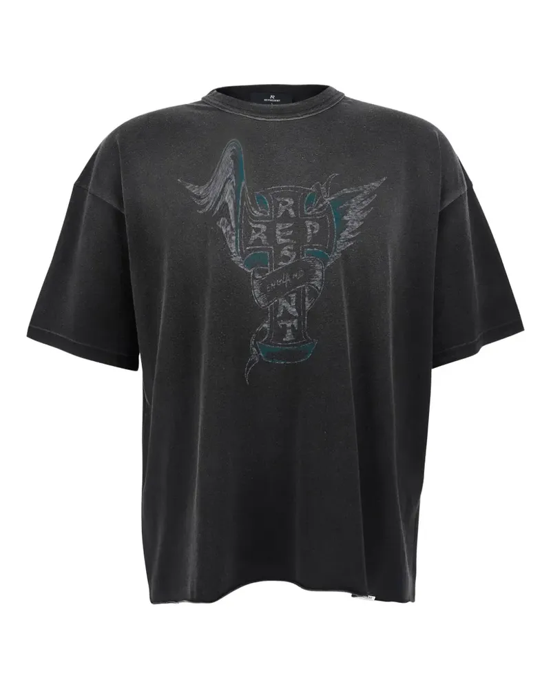 REPRESENT graphic-print T-shirt - Schwarz Schwarz