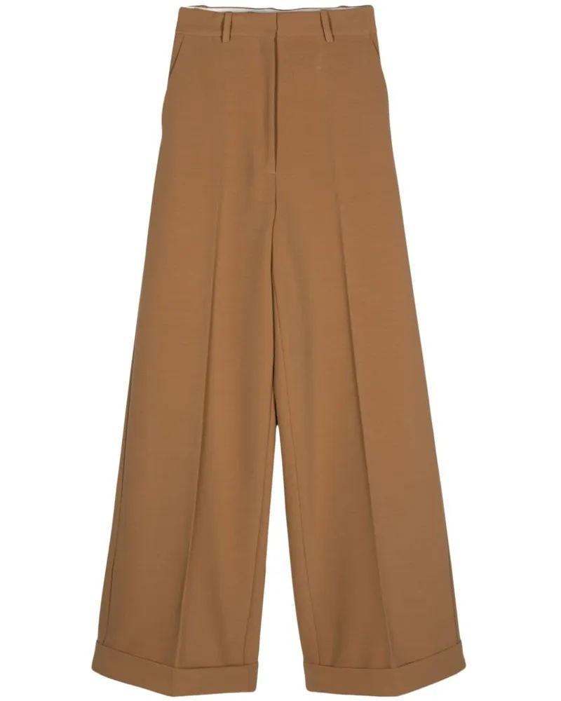 Viktor & Rolf Hose mit weitem Bein - Braun Braun